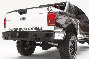 Fab Fours - Fab Fours Premium Rear Bumper 2 Stage Black Powder Coated w/Sensors - FF15-W3251-1 - Image 2