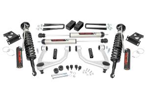 Rough Country - Rough Country Suspension Lift Kit w/V2 Shocks 3.5 in. Incl. Upper Control Arms Vertex Coilovers Diff Spacers Bumpstop Spacers Lift Blocks U-Bolts - 76857 - Image 2