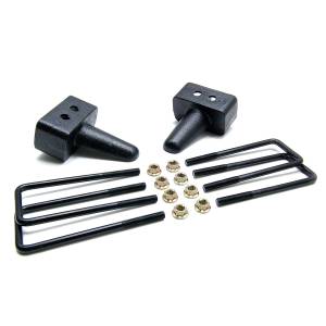 ReadyLift - ReadyLift Rear Block Kit 3 in. Cast Iron Blocks Incl. Integrated Locating Pin E-Coated U-Bolts Nuts/Washers - 66-2053 - Image 2