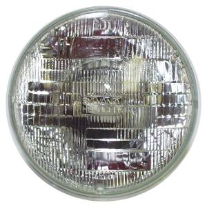 Crown Automotive Jeep Replacement Headlamp Bulb Sealed Beam Blue 7 in. Round Fits LH(Driver) Side Or RH(Passenger) Side  -  154905AA
