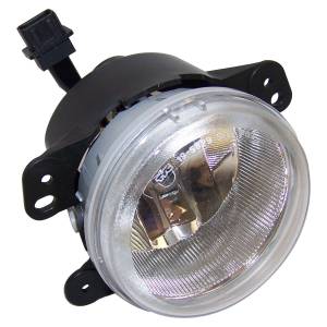 Crown Automotive Jeep Replacement - Crown Automotive Jeep Replacement Fog Light Black/Clear Includes Bulb  -  5182026AA - Image 2