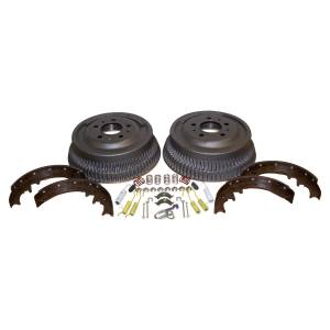 Crown Automotive Jeep Replacement Drum Brake Shoe And Drum Kit Rear Incl. 2 Drums 1 Shoe Set And Hardware  -  52001151K