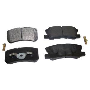 Brakes, Rotors & Pads - Brake Pads - Crown Automotive Jeep Replacement - Crown Automotive Jeep Replacement Disc Brake Pad Set For Use w/11.8 in. Rear Disc Rotor  -  68028671AA
