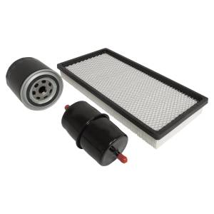 Filters - Fuel Filters - Crown Automotive Jeep Replacement - Crown Automotive Jeep Replacement Master Filter Kit Incl. Air/Oil Filters/Fuel Filters w/Regulator  -  MFK8