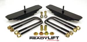 ReadyLift Front Leveling Kit 2 in. Lift w/Mini Leaf Kit/Alignment Bushings/U-Bolts/All Hardware/Allows Up To 35 in. Tire - 66-2085