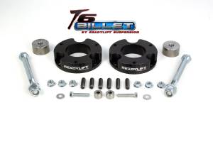 ReadyLift - ReadyLift T6 Billet Front Leveling Kit 2.25 in. Lift Anodized Black Allows Up To A 33in. Tire - T6-5055-K - Image 2