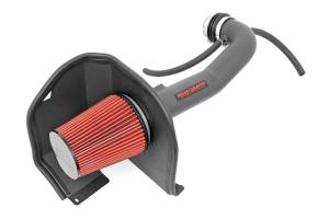 Rough Country Engine Cold Air Intake Kit Incl. Heat Shield Intake Tube Reusable Air Filter Clamps Hardware - 10551