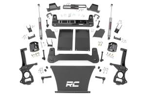 Rough Country - Rough Country Suspension Lift Kit 4 in. Front/Rear Cross Members Skid Plate Cast Steel Knuckles Laser Cut Includes Valved N3 Series Shock Absorbers - 27531 - Image 2