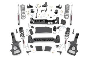 Rough Country Suspension Lift Kit 6 in. Lift Incl. Loaded Struts w/22 in. Factory Wheel - 33931