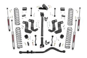 Rough Country Suspension Lift Kit 3.5 in. Nitrogen Charged N3 Shocks Front Rear Coil Springs Durable 18 mm. Spring Loaded Piston Rod Huge 54 mm. Shock Body Lower Control Arm Drop - 62730