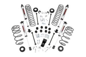 Rough Country - Rough Country Suspension Lift Kit w/V2 Shocks 3.25 in. Incl. Coil Springs Sway Bar Links Transfer Case Drop Kit 6cyl - 64270 - Image 1