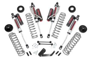 Rough Country Suspension Lift Kit 3.25 in. Front Rear Coil Springs Vertex Shock Absorbers Lower Control Arm Sway Bar Links Suitable For 35 in. Tires - 66950