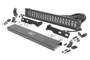Rough Country LED Bumper Kit 20 in. Black Series w/Cool White DRL - 70773DRL