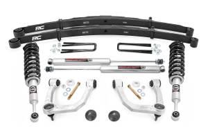 Rough Country Bolt-On Lift Kit w/Shocks 3.5 in. Lift w/Rear Leaf Springs w/N3 Struts Andamp - 74232