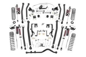 Rough Country Long Arm Suspension Lift Kit w/Shocks 4 in. w/Vertex Adjustable Reservoir Shocks 2 Door - 79050A