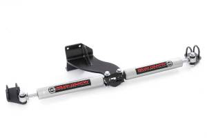 Rough Country N3 Dual Steering Stabilizer Big Bore Incl. Mounting Brackets and Hardware - 8749430