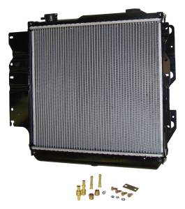 Crown Automotive Jeep Replacement Radiator 18 1/2 in. x 22 in. Core 2 Row Left Hand Drive  -  52080183