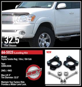 ReadyLift - ReadyLift Front Leveling Kit 2.5 in. Lift w/Steel Strut Extensions/All Hardware Allows Up To 32.5 in. Tire - 66-5025 - Image 3