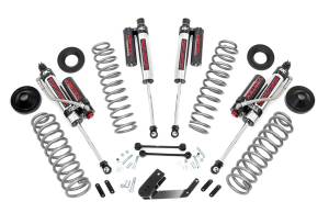 Rough Country Suspension Lift Kit 3.25 in. Front Rear Coil Springs Vertex Shock Absorbers Lower Control Arm Sway Bar Links Suitable For 35 in. Tires - 67650