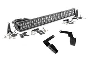 Rough Country - Rough Country Cree Black Series LED Light Bar 30 in. Dual Row 14400 Lumens 180 Watts Spot/Flood Beam IP67 Rating Incl. Hidden Bumper Mount - 70652 - Image 3