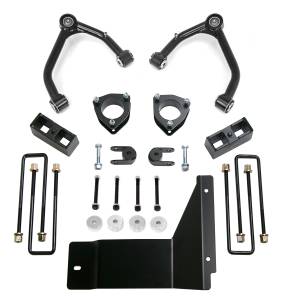 ReadyLift SST® Lift Kit 4 in. Front/1.75 in. Rear Lift w/Tubular Upper Control Arms For Vehicles w/OE Cast Steel Control Arms 3 in. Rear Blocks - 69-3485