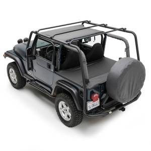 Smittybilt SRC Roof Rack Black Textured No Drill Installation - 76711