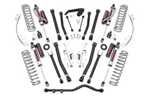 Rough Country - Rough Country Suspension Lift Kit 4 in. Lifted Coil Springs Coil Correction Plates Forged Adjustable Track Bar Made Of Forged Steel X-Flex Control Arm Premium N3 Shocks - 67350 - Image 2