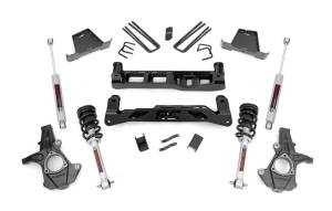 Rough Country - Rough Country Suspension Lift Kit w/Shocks 7.5 in. Lift Incl. Lifted Struts Rear N3 Shocks - 26331 - Image 1