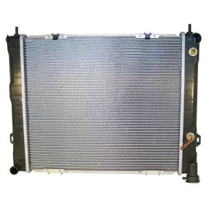 Crown Automotive Jeep Replacement Radiator 1.25 in. Inlet. 1.5 in. Outlet 22 1/8 x 19 3/8 Core 2 Row  -  4734103