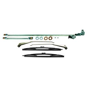 Crown Automotive Jeep Replacement - Crown Automotive Jeep Replacement Wiper Linkage Master Kit Incl. Wiper Linkage/2 Arms/2 Blades/Hardware  -  5453958KM - Image 1