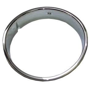 Crown Automotive Jeep Replacement - Crown Automotive Jeep Replacement Headlamp Bezel Left Chrome  -  55055047 - Image 1