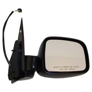 Crown Automotive Jeep Replacement Door Mirror Right Power Foldaway Black  -  55155840AI