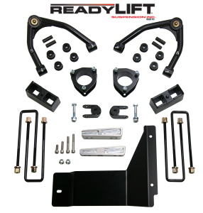 ReadyLift - ReadyLift SST® Lift Kit 4 in. Front/1.75 in. Rear Lift w/Tubular Upper Control Arms For Vehicles w/OE Cast Steel Control Arms 3 in. Rear Blocks - 69-3485 - Image 2