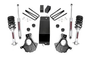 Rough Country - Rough Country Suspension Lift Knuckle Kit w/Shocks 3.5 in. Lift Incl. N2.0 Struts Knuckles Diff Drop Spacer/Skid Plate Blocks U-Bolts Hardware Rear Premium N3 Shocks - 12432 - Image 2