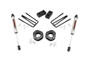 Rough Country Suspension Lift Kit w/Shocks 3.5 in. Lift Incl. Strut Spacers Rear V2 Monotube Shocks - 26870