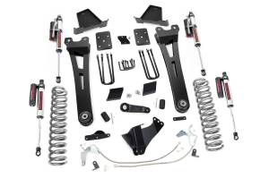 Rough Country - Rough Country Suspension Lift Kit 6 in. Ultra Durable Radius Arm Cleveite Rubber Bushings Adjustable Alignment Cam Drop Pitman Brake Line Relocation Brackets Includes N3 Series Shocks - 54250 - Image 2