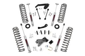 Rough Country - Rough Country Suspension Lift Kit 4 in. Lifted Coil Springs Coil Correction Plates N3 Series Shocks 18 mm. Spring Loaded Piston Rod 36kN Tensile Strength Metallic Silver Paint - 68130 - Image 2