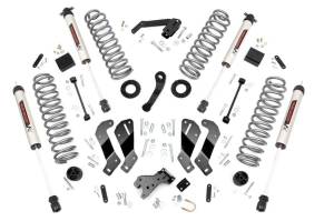 Rough Country - Rough Country Suspension Lift Kit 3.5 in. Front/Rear Coil Springs N3 Shocks Durable 18 mm. Spring Loaded Piston Rod 54 mm. Shock Body Control Arm Drop Brackets Run 35x12.50 Tire - 69470 - Image 2