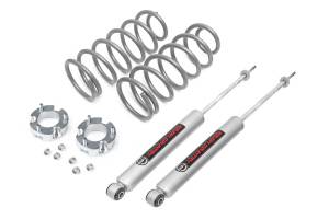 Rough Country Suspension Lift Kit w/Shocks 3 in. Lift Incl. Strut Extensions Hardware Rear Lifted Coil Springs Rear Premium N3 Shocks - 77130
