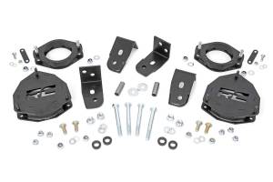 Rough Country - Rough Country Suspension Lift 2 in. Front/Rear Strut Spacers Laser Cut Powder Coated Black - 90500 - Image 1