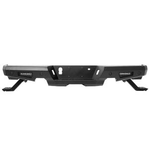 Smittybilt - Smittybilt M1A2 Rear Bumper Incl. 2-6 in. Light Bars/Adjustable Steps - 614933 - Image 1