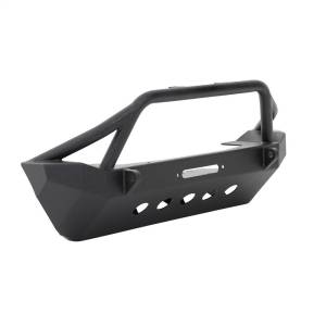 Smittybilt XRC Front Bumper Textured Black w/Two Light Tabs[Up to 9 in. Lights] Incl. Winch Plate[Up to 10000 lb. Winch] - 76806