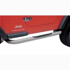 Smittybilt - Smittybilt Sure Step Side Bar Black Texture Power Coat 3 in. Installation May Require Drilling Or Minor Modification To Install - JN44-S2T - Image 2