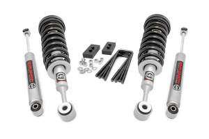 Rough Country Leveling Lift Kit 2.5 in. Easy To Install Molded Spacer Design Maintains Factory Ride Quality N3 Struts - 57031