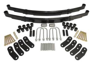 Crown Automotive Jeep Replacement Leaf Spring Kit 1-1.5 in. Lift Incl. Pivot Bushings/U-Bolts/Set Of 4 RT Off-Road Shackles  -  LSK1