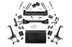 Rough Country Suspension Lift Kit w/Shocks 4.5 in. Lift Incl. Strut Spacers Rear V2 Monotube Shocks - 75370