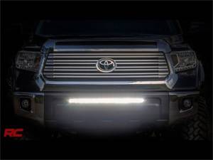 Rough Country - Rough Country Cree Black Series LED Light Bar 30 in. Single Row 12000 Lumens 150 Watts Spot Beam IP67 Rating Incl. Hidden Bumper Mount - 70657 - Image 3