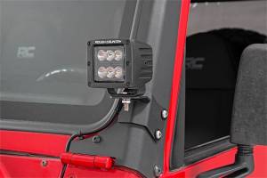 Rough Country - Rough Country A Pillar Light Mount Incl. 2 Brackets Hardware - 70046