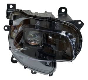Lights - Headlights - Crown Automotive Jeep Replacement - Crown Automotive Jeep Replacement Head Light Assembly Right w/Halogen Bulbs w/Black Bezel  -  68102846AE