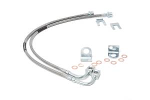 Rough Country Stainless Steel Brake Lines Rear For 4-6 in. Lift - 89708